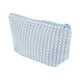 thumbnail image 1 of 1 Pc Bolsa de Maquillaje Trapezoidal para Mujeres para Vacaciones Actividades al Aire Libre Viaje de Felpa Azul, 1 of 3