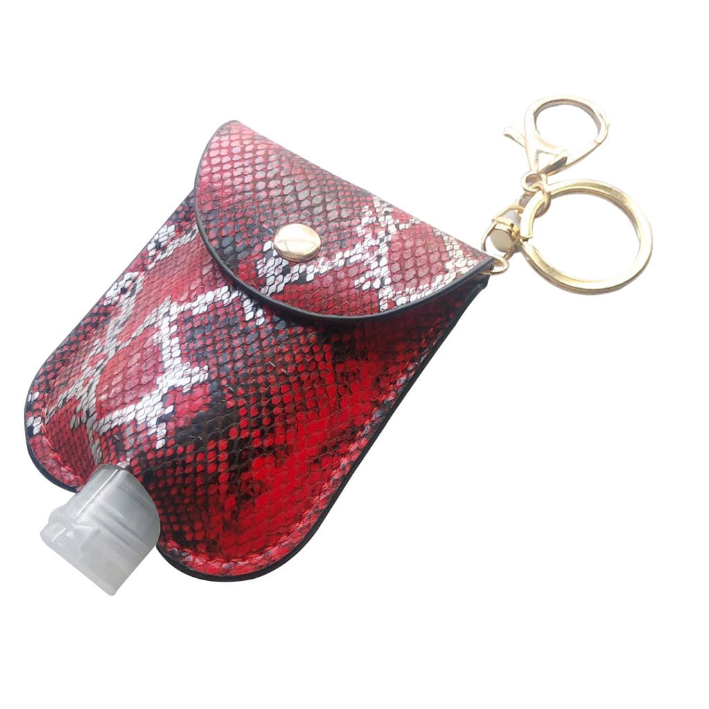 VerPetridure 30Ml Empty Hand Sanitizer Bottle And Keychain Set Holder