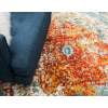 thumbnail image 5 of Unique Loom Rosso Collection Area Rug - Strada (3' 3" Round Orange/Beige), 5 of 9