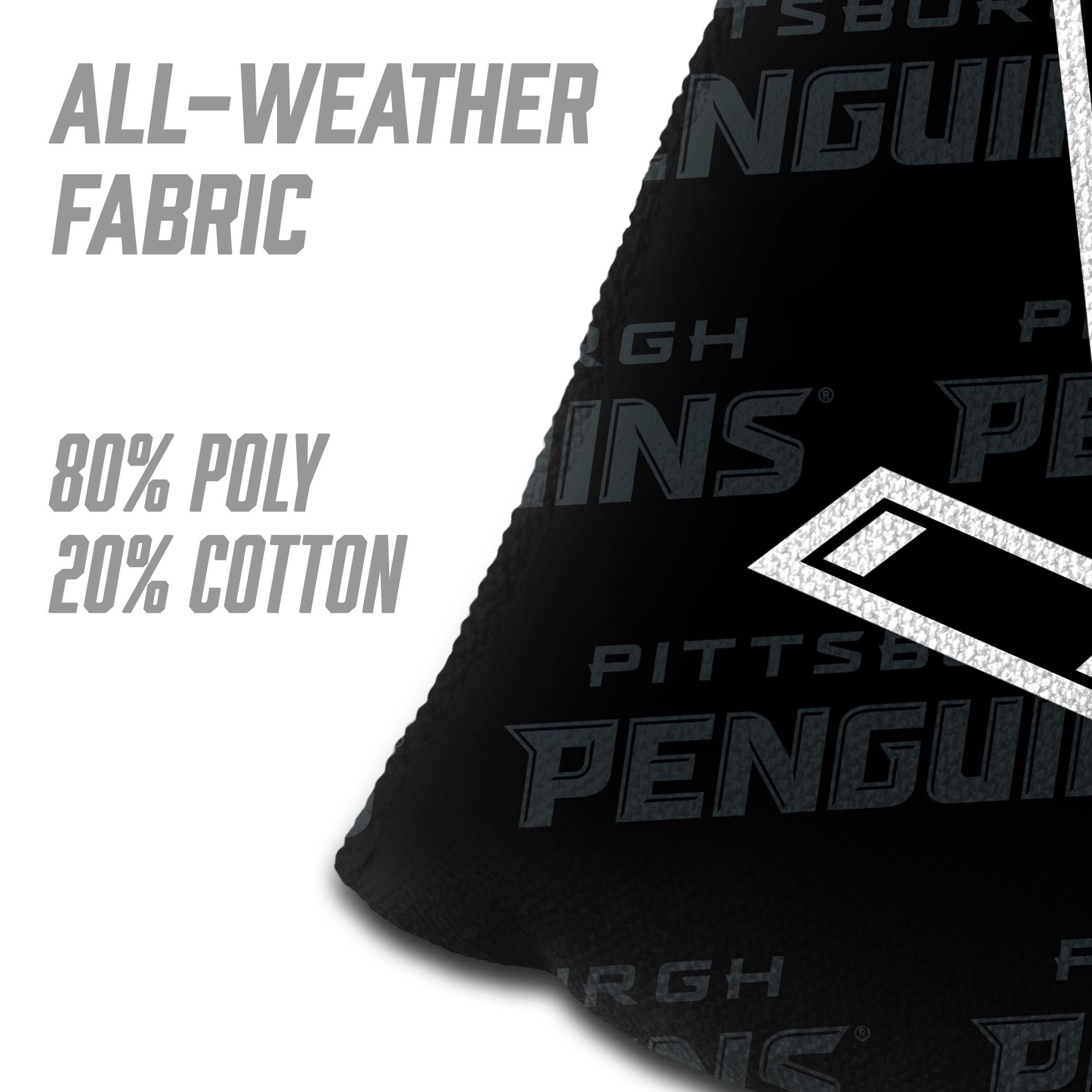 NHL Pittsburgh Penguins Cornhole Bags - 4PK - Black