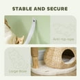 thumbnail image 6 of PawHut 41" Cat Tree for Indoor Cats with Wooden Cat Scratching Posts, Condo, 6 of 9