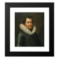 thumbnail image 2 of Johannes Paulus Moreelse 12x14 Black Modern Framed Museum Art Print Titled - Portrait of an Officer (1621), 2 of 5