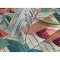 thumbnail image 3 of Ambesonne Eucalyptus Leaves Quilted Bedspread Set 3 Pcs, Leaf Geometrics, King Size, Teal Multicolor, 3 of 4