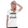 thumbnail image 3 of Virginia Settle State Map Shape Funny Womens Slim Fit Graphic Tee Brisco Brands S, 3 of 5