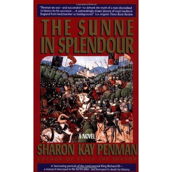 Pre-Owned Sunne in Splendour (Paperback) by Sharon Kay Penman