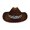 Coffee, variant on YIWULA Toddler Western Cowboy Hat Unisex for Boys Girls Classic Cowgirl Dress Up Hat with Buckle Belt Kids Outdoor Play Hat(White,One Size)