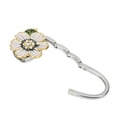 thumbnail image 1 of Gancho Seis pétalos de flores Plegable Bolsa Gancho Monedero Percha Titular Ganchos de mesa (Blanco) Likrtyny  Libre de BPA, 1 of 7