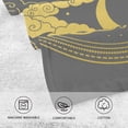 thumbnail image 4 of SKYSONIC Tai Chi Cloud Patterned Hand Towels 2 PCS, Cotton Bath Towel for Drying Face Hands Body ,Absorbent Lightweight Towels for Bathroom Ktichen Travel Gym, 16"x28", 4 of 7