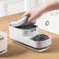 thumbnail image 4 of Soap Dispenser with Sponge Storage for Kitchen Sink, Dish Detergent Holder Combo, 4 of 5