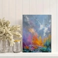 thumbnail image 2 of Abstract Landscape Oil Painting Canvas Print, Impressionist Wall Art for Living Room Bedroom Dining Room Office Hotel Lobby, 2 of 8