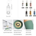 thumbnail image 3 of FSLiving 10W LED Track Pendant Lights Single Circuit H-Type Adjustable Angle Spotlight Netural Color Temperature Lighting Fixtures for Foyer Gallery Office Clothing Store Home Decor,Yellow - 1 Light, 3 of 5