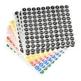 thumbnail image 1 of Unique Bargains Number Stickers, 1-100 Round Number Labels Vinyl Sticker 5 Colors for Sorting Boxes Lockers, 50 Sheets, 1 of 7