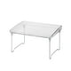 thumbnail image 1 of Estante de escritorio transparente con bandeja acrílica para vasos, plegable, para cocina, baño, artículos de aseo y otros objetos., 1 of 6