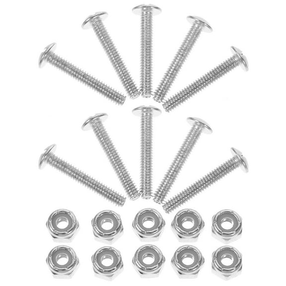 NICEXMAS 15-Piece Foosball Table Replacement Screws and Nuts Set, Metal Fixing Hardware Accessories