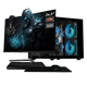 thumbnail image 1 of Computadora Escritorio Completa Xtreme PC Gaming AMD Radeon Vega Renoir Ryzen 3 5300G 16GB SSD 500GB Monitor 24.5 100Hz WIFI Black juegos casuales, trabajo y estudio, 1 of 6