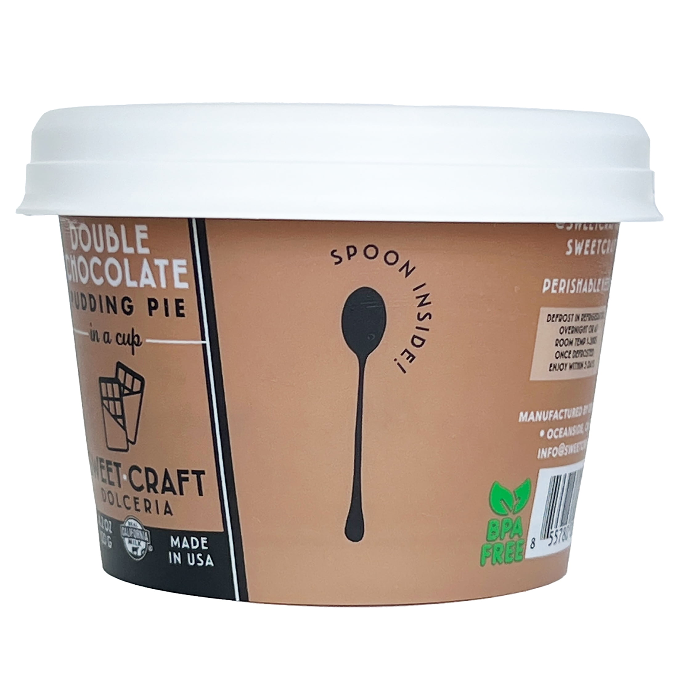 Sweet Craft Dolceria™ Double Chocolate Pudding Pie Cup, 4.2 oz (Frozen)