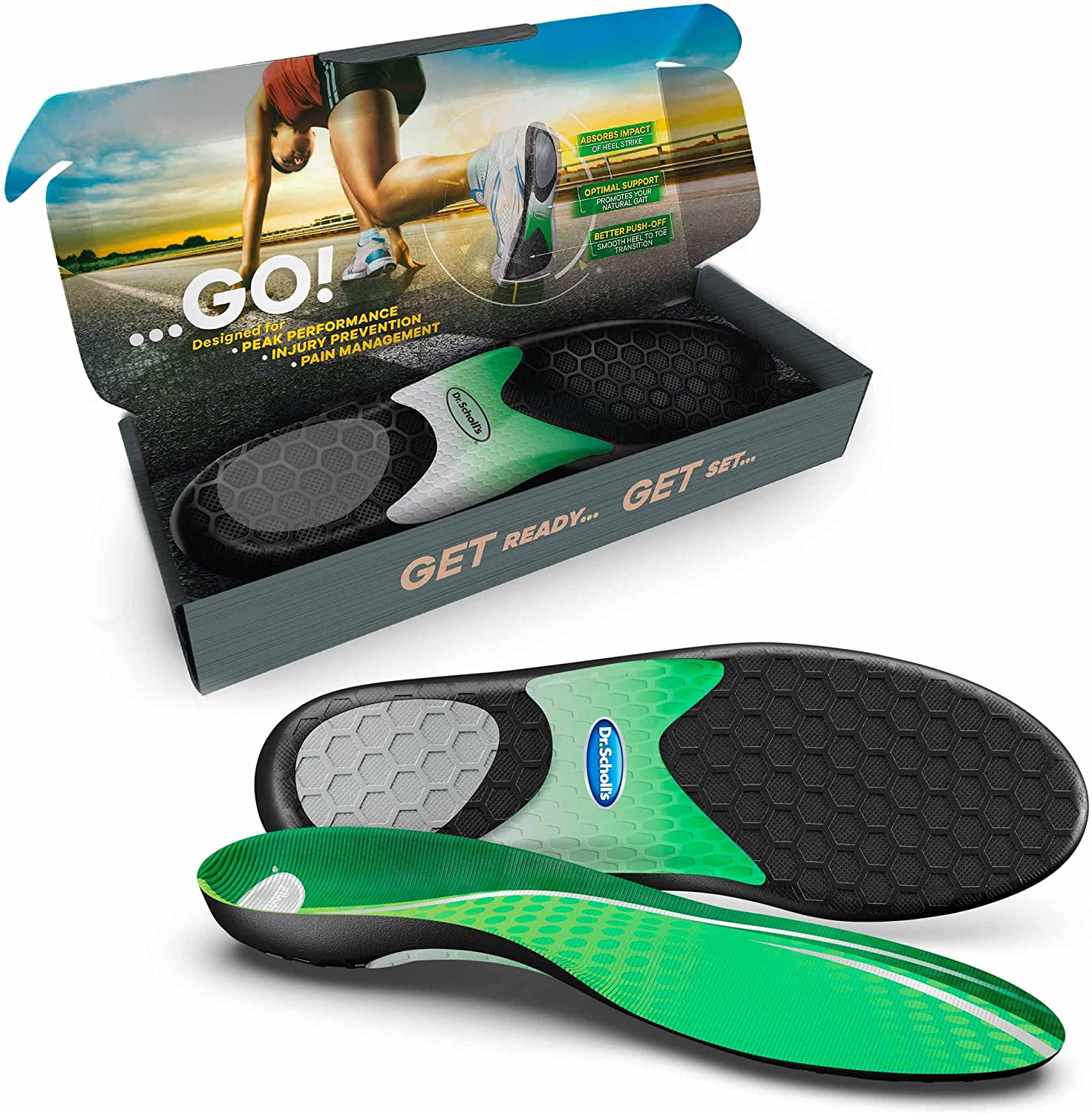 Dr Scholls Custom Fit CF 330 Orthotic Insole Shoe Inserts for Foot