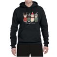 thumbnail image 2 of Wild Bobby Meowy Catmas, Christmas Cat Lover Design Sweater | Holiday Unisex Hoodie Sweatshirt, 2 of 5