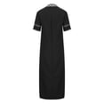 thumbnail image 3 of TIMIFIS Robe Longue Décontractée Sans Manches pour Femmes, Robe Maxi Fendue, Robe d'Invité de Mariage, Robe d'Été Florale, Robe de Plage Décontractée, Robe T-Shirt Décontractée, 3 of 5