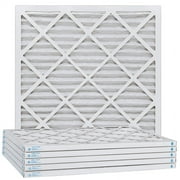 Aerostar 20x20x1 MERV 8 AC Furnace Air Filter, Pleated HVAC Filter, MPR 600 FPR 5, Allergen Defense, 6-Pack, Made in USA