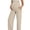 Light khaki, variant on G4Free Maternity Pants Over The Belly Yoga Dress Work Pregnancy Pants Stretchy Lounge Wide Leg Trousers with Pockets