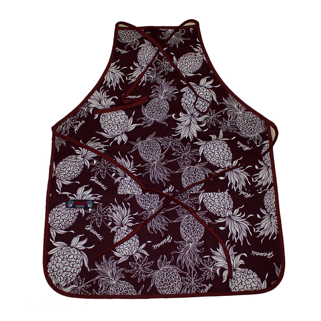 Hawaii Floral Print Flower Adult Aprons for Men and Women