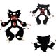 thumbnail image 3 of Muñeco de peluche Killy Willy, regalo para fanáticos de los videojuegos, cumpleaños, negro, 14.5 pulgadas, 3 of 4