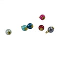 thumbnail image 4 of GUOOL 50 Pièces Perles de Verre Colorées Pendentif Pendentif Bijoux en Or, 4 of 5