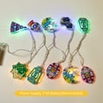 thumbnail image 3 of Yeacher 5ft 10LED Eid Ramadan String Lights Moon & Castle Shaped Lantern Lamp Crescent Party, 3 of 8