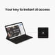 thumbnail image 4 of SAMSUNG Galaxy Tab S10+ Book Cover Keyboard Slim AI Key, Slim and Lightweight Design, Full Keyboard Experience, Wireless Keyboard Sharing, US Version, Black, 4 of 5