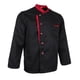 thumbnail image 1 of de gallo de manga larga Unisex, camisa de gallo de manga larga, uniforme de chef, uniforme, restaurante, cafetería, pasillo, manga larga Negro m Macarena chaqueta de chef hombres uniformes mujeres, 1 of 8