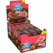 Kellogg's Rice Krispies Treats Dunk'D Mega Bars, Chocolatey Strawberry, 3.1 Ounces per Pack - 12 Count Box