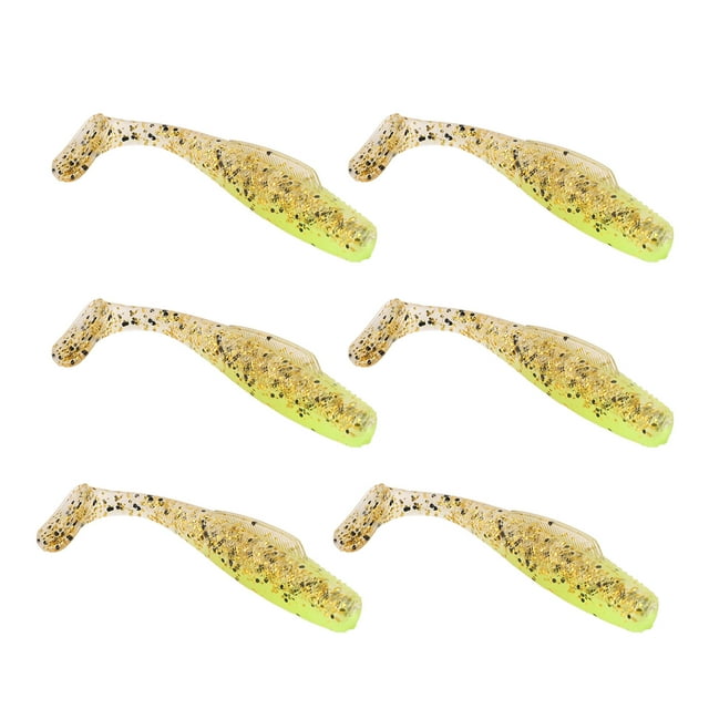 Señuelos De Silicona Suave, Señuelos Suaves Ligeros Realistas 8 Cm 5 G Para Debajo Del Agua ANGGREK Seuelos blandos