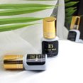 thumbnail image 4 of IBeauty pegamento Super Plus para extensión de pestañas, pegamento Original de 5ml, Cola negra, tapa dorada, Corea, 1-2 segundos, herramientas de maquillaje de secado rápido （5 bottles, 4 of 5