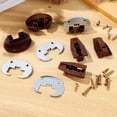 thumbnail image 4 of unbranded 10 Completo De Rieles Y Soportes Para Reparación De Cajones En Muebles Color Marrón, 4 of 7