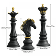 thumbnail image 4 of Chess Statues Decorative Pieces Decorative Resin Sculptures - Large Game Characters Decorative Decorative Decorations For Home Office Studies, 4 of 5