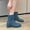 Blue, variant on Tponi Boots For Women Clearance Shoes Women Boots Womens Comfort Boots Round Toe High Heel Ankle-High Casual Chelsea Boots