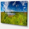 thumbnail image 2 of Ideal Summer Meadow Panorama - Impression sur Toile Paysage, 2 of 4