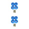 thumbnail image 4 of maskred 4pcs/set 5MM Aluminium Alliage Roue Adaptateur de Montage pour 1/10 AXIAL SCX10 Durable Aluminium Alliage Roue Adaptateur Bleu Foncé 2Set, 4 of 6