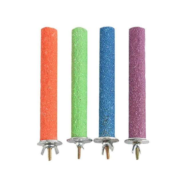 Accesorios para jaulas de periquitos, perchas para loros y juguetes para masticar para el pulido de patas Prof R5 Q7Q5