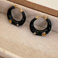 thumbnail image 2 of Collier Boucles d'Oreilles en Zircon Noir pour Femmes Ensemble P2K6, 2 of 6