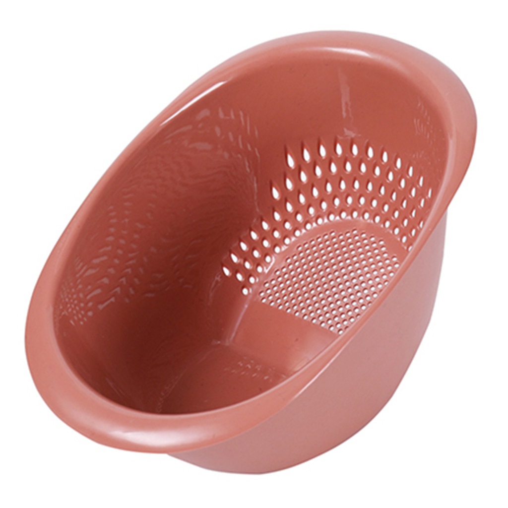 Plastic Kitchen Fruit Vegetable Drain Basket Basin Wash Filter Colander Tool