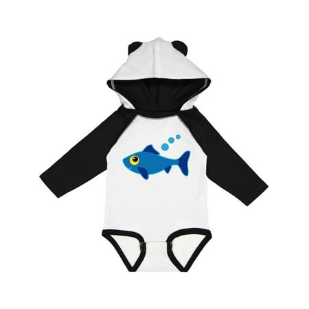 

Inktastic Fishing Blue Fish Gift Baby Boy or Baby Girl Long Sleeve Bodysuit