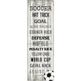 thumbnail image 3 of Carpentieri, Natalie 7x14 Black Modern Framed Museum Art Print Titled - Soccer, 3 of 5