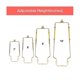 thumbnail image 3 of 7Inch Lamp Shade Harp Holder Adjustable Lamp Harp Kit E14,E26,E27 Light Base Adapter Gold Horn Fram, 3 of 5