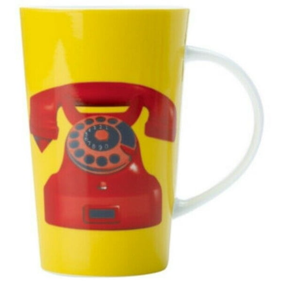 Christopher Vine pour Maxwell & Williams MV0024GB Mug Conique Rouge avec Cadran de Téléphone