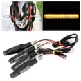 thumbnail image 1 of Luz de giro para motocicleta, 4 piezas, luz indicadora de giro LED amarilla para motocicleta, luz indicadora para motocicleta, ingeniería de precisión, 1 of 9