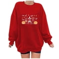 thumbnail image 1 of Heisall Womens Sweatshirts Autumn Winter Halloween Print Drop Shoulder Round Neck Long Sleeve 2025 New Style Fashion Casual Hoodies, 1 of 3