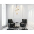 thumbnail image 3 of Eclipse 5 Lights Brass Pendant With Frosted White Glass, 3 of 7