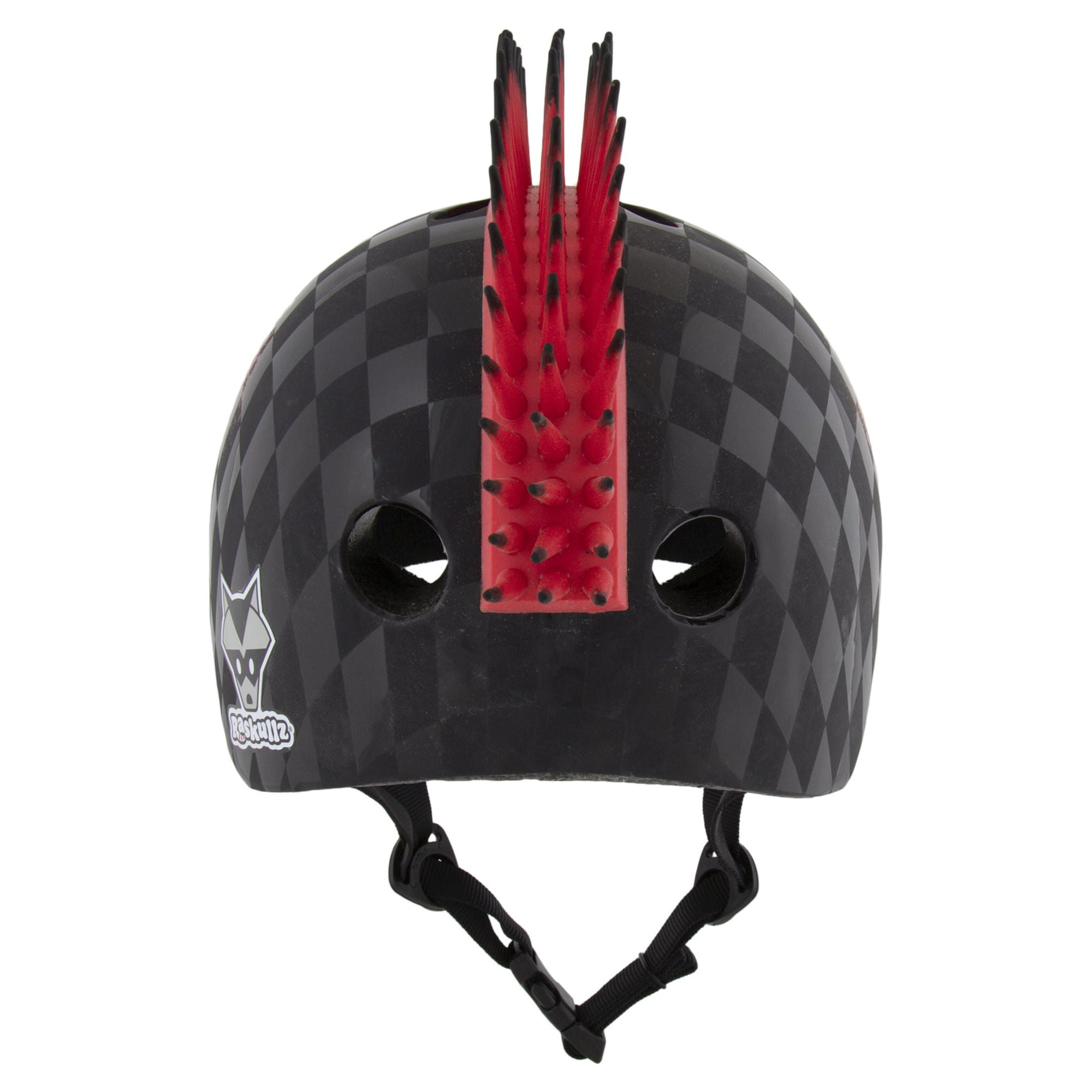 び*る様 希少Roen mohawk fur Skull foodie arch Raskullz Skull Hawk Mohawk Bike Helmet, Child 5+ (50-54cm